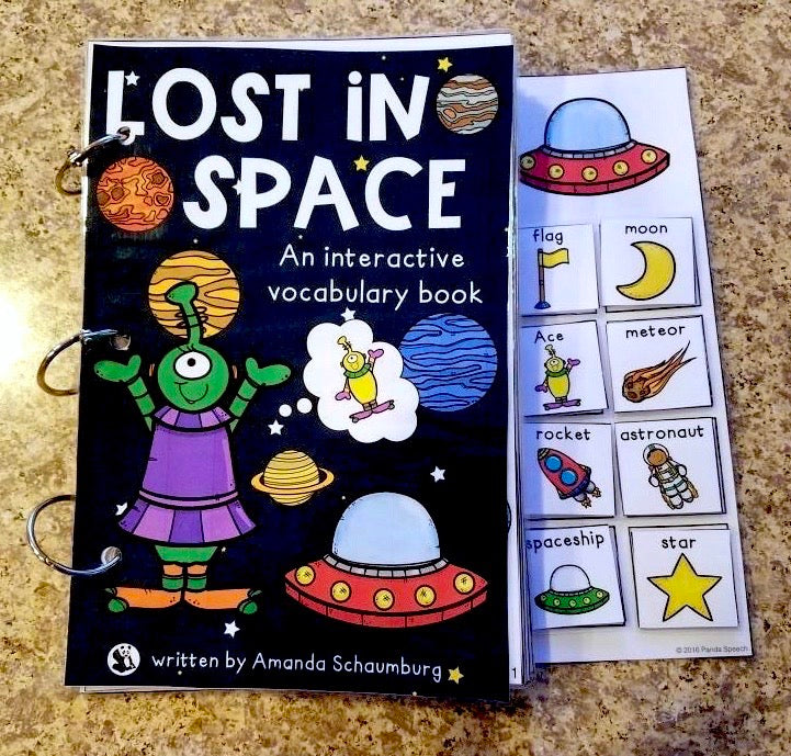 Lost in Space Lift a Flap Book  (Print & Make Book)