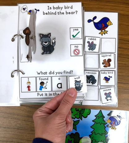Baby Bird Where are You?  LIft a Flap Book (Print & Make Book)