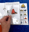 Let's go to Camp! Lift a Flap Book (Print & Make Book) – Panda Speech LLC