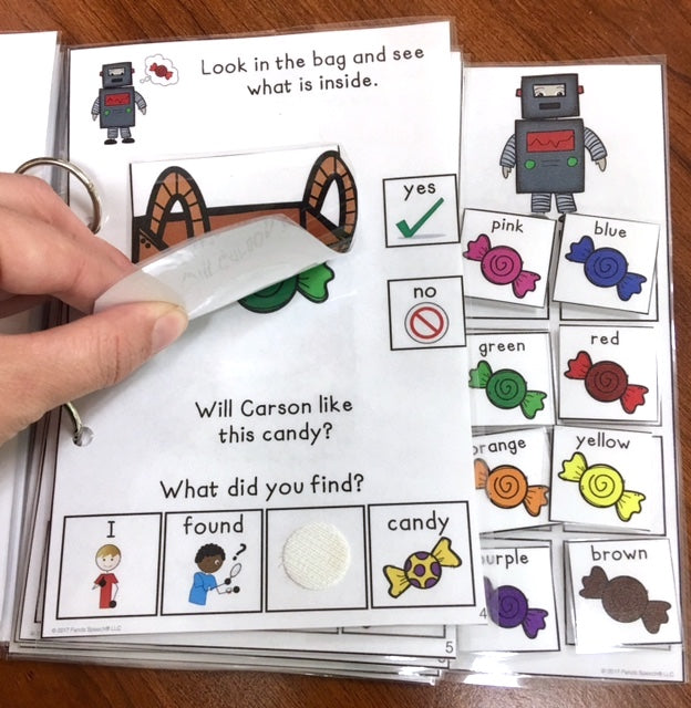 Carson's Candy Lift a Flap Book (Print & Make Book) – Panda Speech LLC