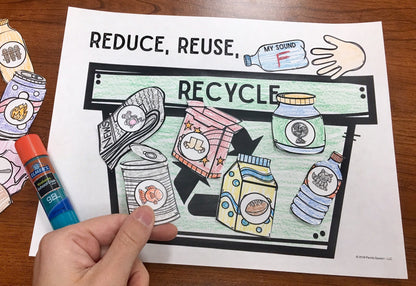 Articulation Recycling: A Cut & Paste Speech Therapy Craft
