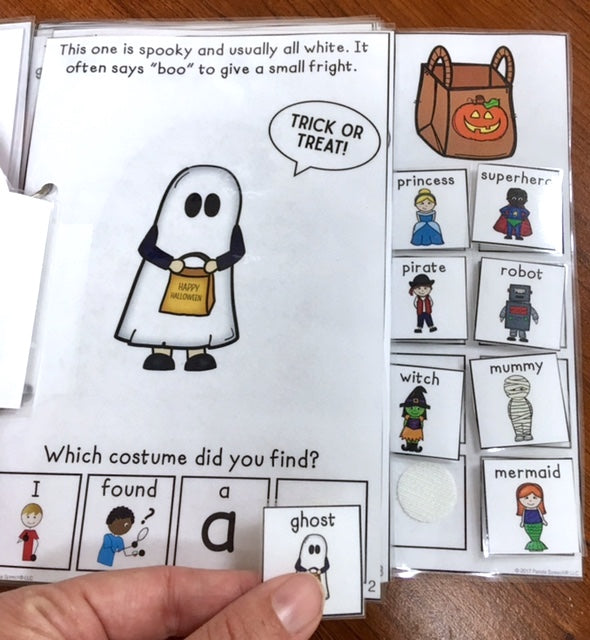 Guess the Costume Lift a Flap Book (Print & Make Book) – Panda Speech LLC