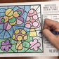 Color by Symbol Hidden Pictures ~ Print & Go Coloring Pages for Speech Therapy