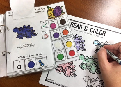 Dinosaur Eggs Lift a Flap Book  (Print & Make Book)
