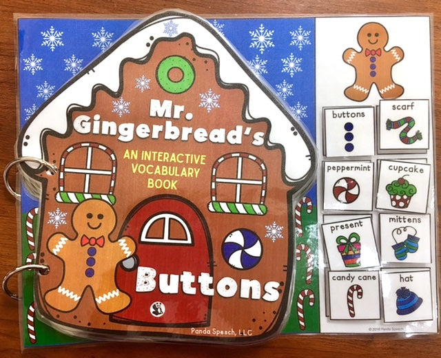 Mr. Gingerbread's Buttons Lift a Flap Book (Print & Make Book)