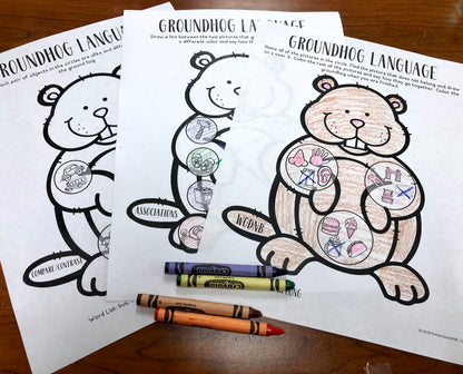 Groundhog Shadow Craft ~ Speech Therapy Activity