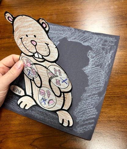 Groundhog Shadow Craft ~ Speech Therapy Activity