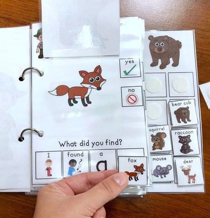 Forest Ranger Rescue Lift a Flap Book (Print & Make Book)
