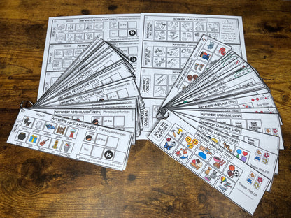 Anywhere Speech and Language Strips ~ On the Go Speech Therapy