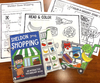 Sheldon Goes Shopping LIft a Flap Book (Print & Make Book)