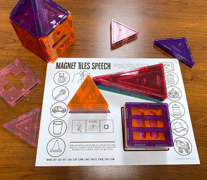 Magnet Tiles Speech Toy Companion for Language Skills