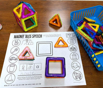 Magnet Tiles Speech Toy Companion for Language Skills