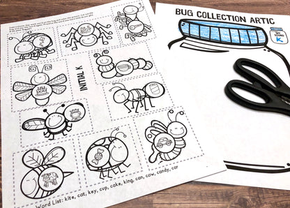 Articulation Bug Collection~ Speech Therapy Cut & Paste Craft