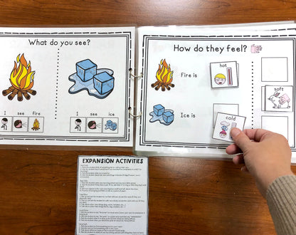 Basic Vocabulary Contrasts ~ Functional Vocabulary Book  Print & Make Book