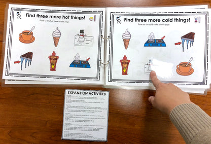 Basic Vocabulary Contrasts ~ Functional Vocabulary Book  Print & Make Book
