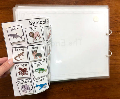Functional Vocabulary Book: Land or Water Animal?  Print & Make Book