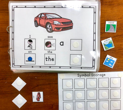Functional Vocabulary Book: Road, Water, or Sky?  Print & Make Book