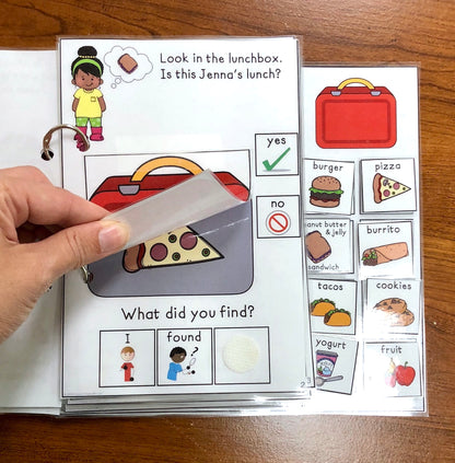 Jenna's Lunch Lift a Flap Book (Print & Make Book)