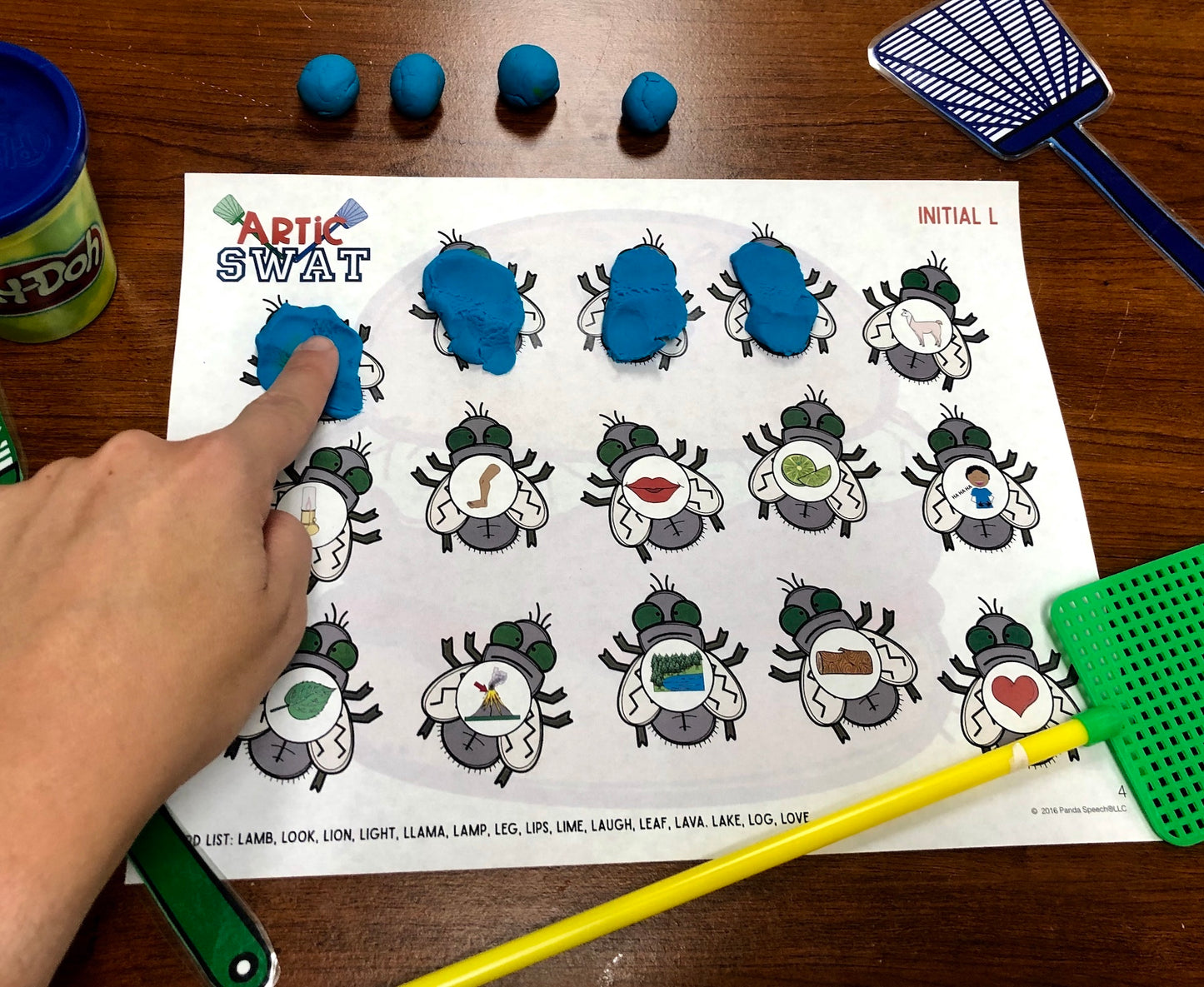 Artic Swat! Later Articulation Sounds ~ Play Dough Companion + Digital Options