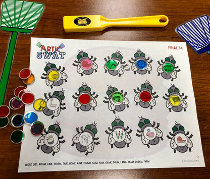Artic Swat! Later Articulation Sounds ~ Play Dough Companion + Digital Options