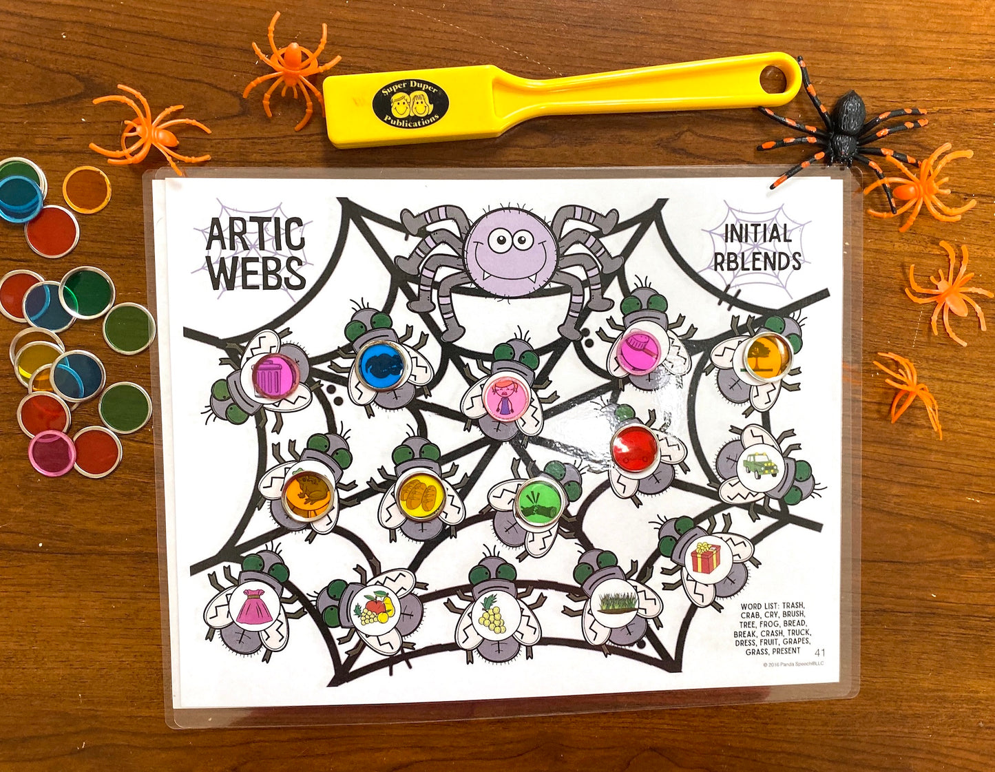 Artic Webs! Early Articulation Sounds ~ Play Dough Companion + Digital Options
