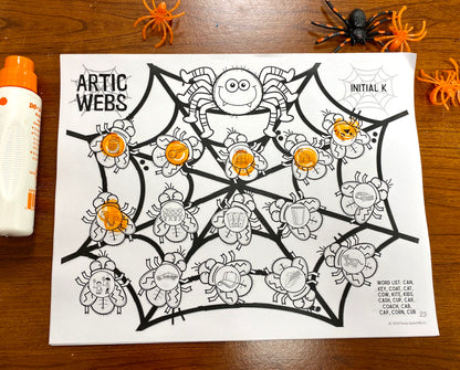 Artic Webs! Later Articulation Sounds ~ Play Dough Companion + Digital Options