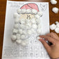 Ho Ho Ho! Articulation and Language! Speech Therapy Cotton Ball craft