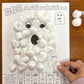 Boo Articulation and Language! Speech Therapy Cotton Ball craft