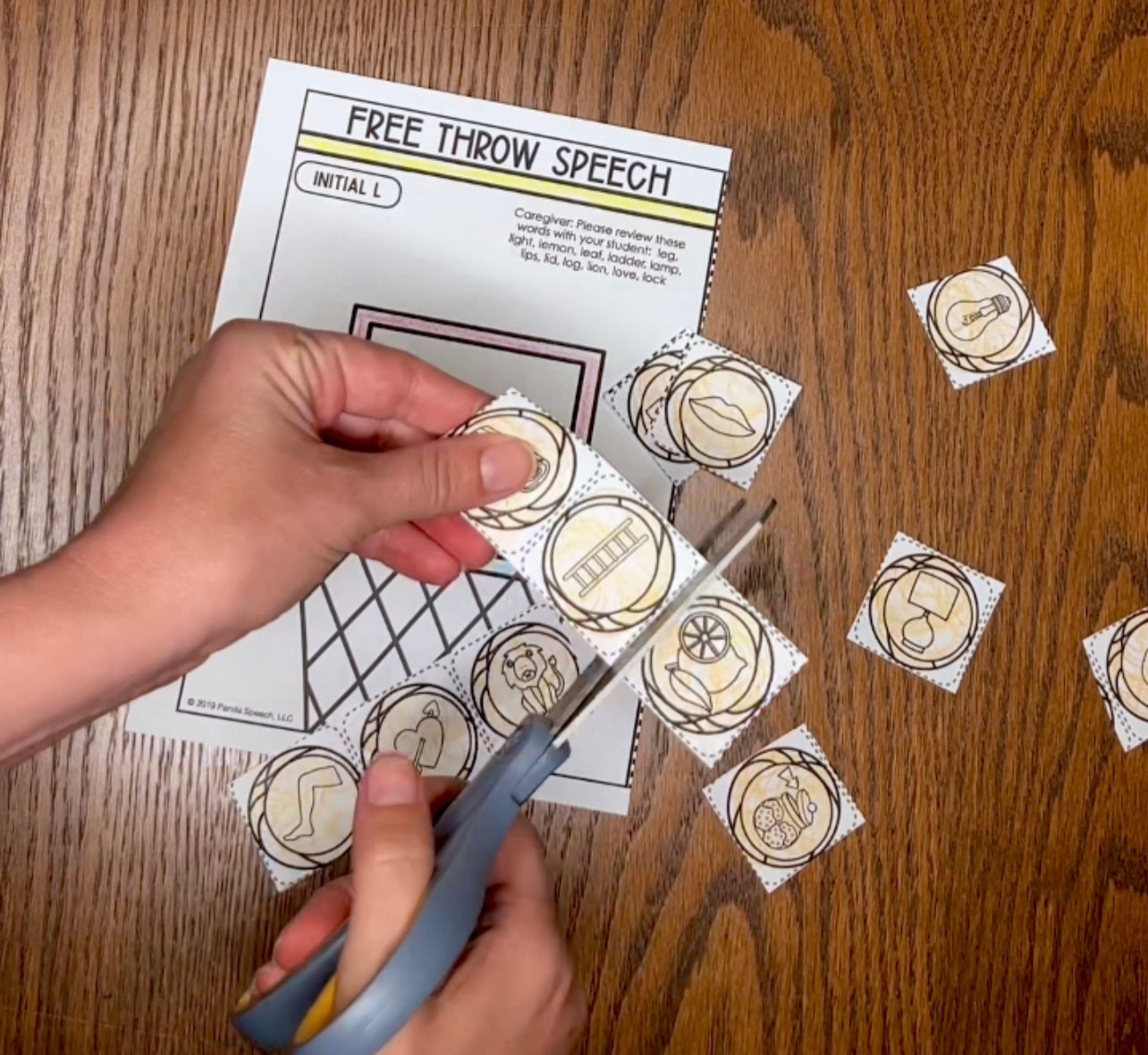 Free Throw Speech One Page Articulation & Language Craft