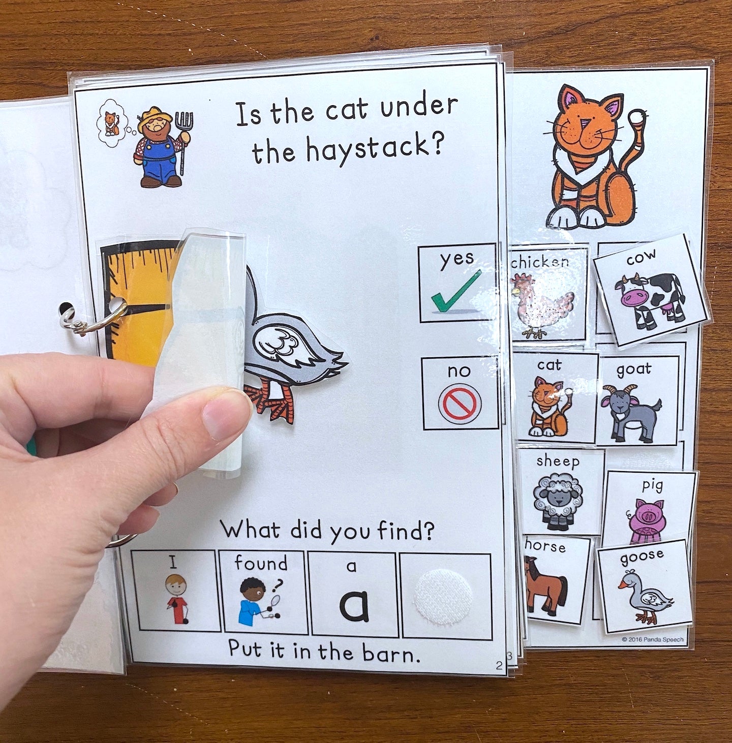 Where's the Barn Cat?  Lift a Flap Book  (Print & Make Book)