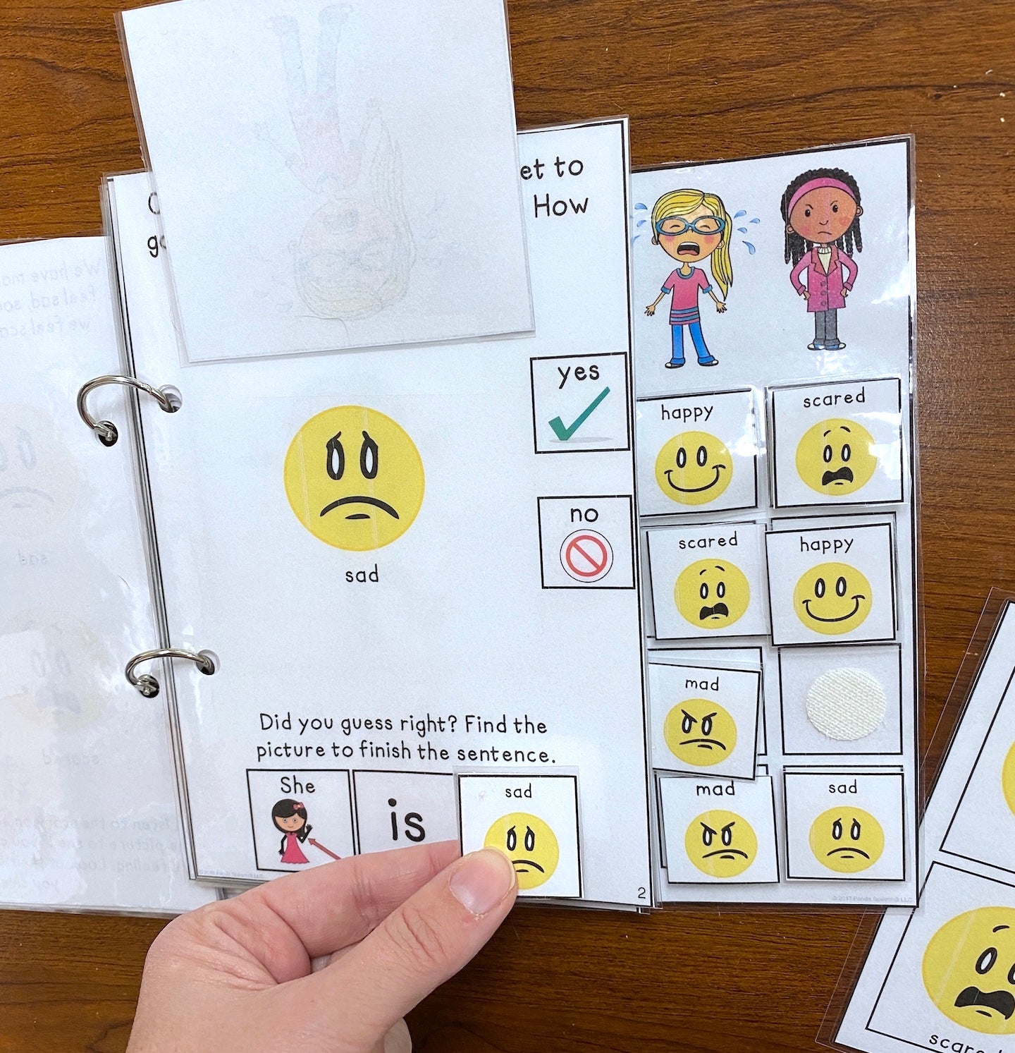 How Do They Feel? Lift a Flap Book for younger students (Print & Make Book)