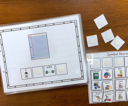 Functional Vocabulary Book: Work or Play?  Print & Make Book
