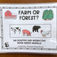 Functional Vocabulary Book: Forest or Farm Animal?  Print & Make Book