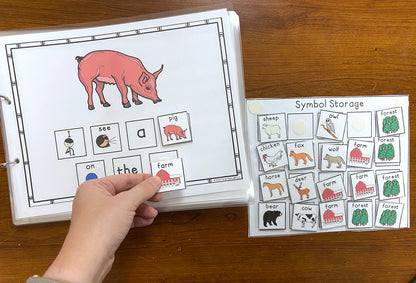 Functional Vocabulary Book: Forest or Farm Animal?  Print & Make Book