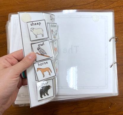 Functional Vocabulary Book: Forest or Farm Animal?  Print & Make Book