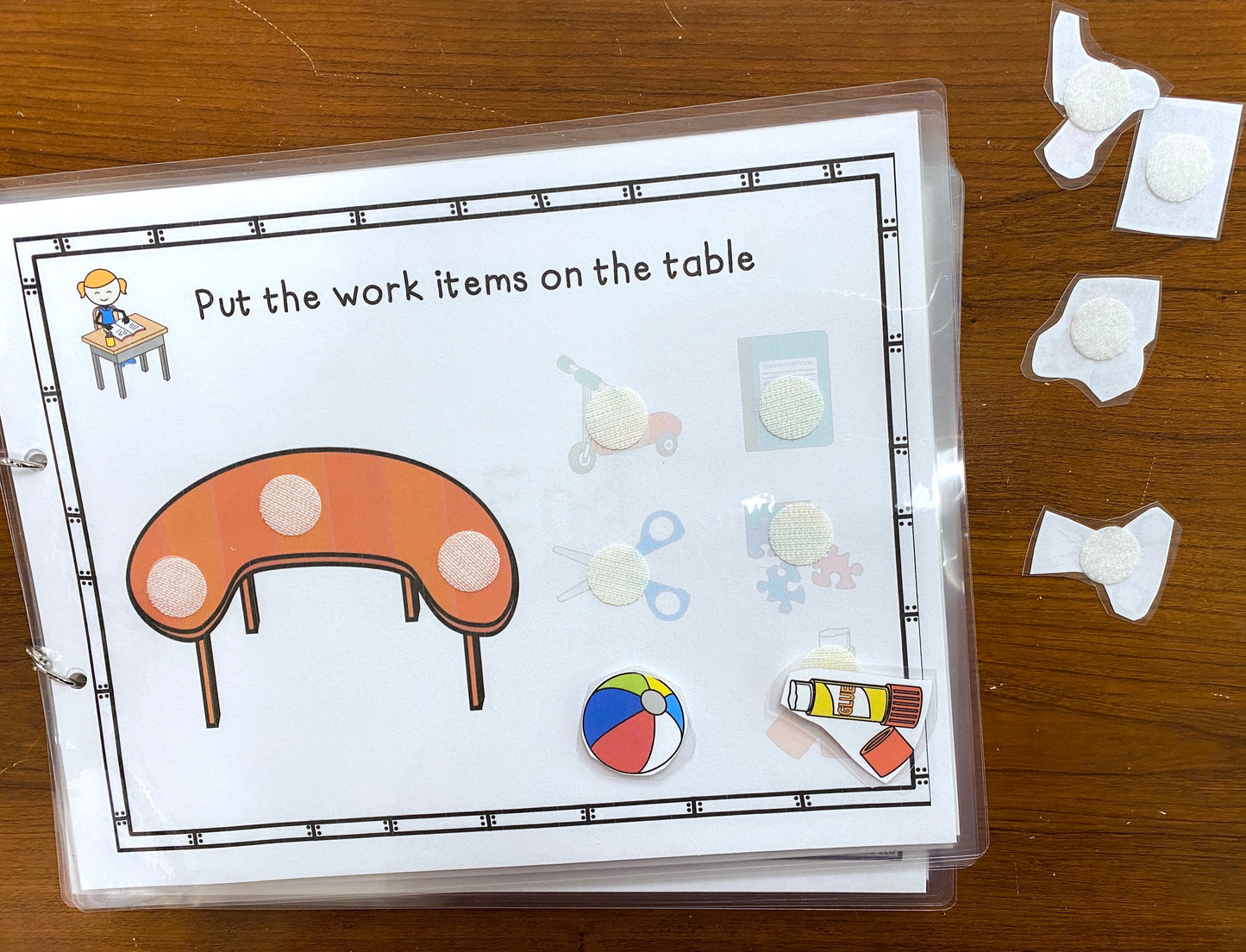 Functional Vocabulary Book: Work or Play?  Print & Make Book