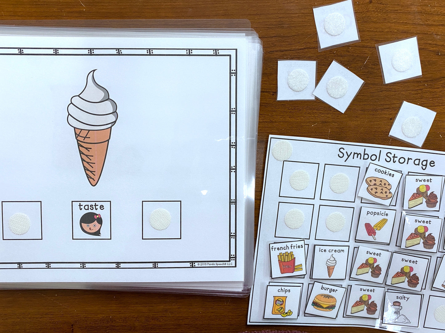 Functional Vocabulary Book: Sweet or Salty?  Print & Make Book