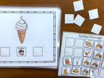 Functional Vocabulary Book: Sweet or Salty?  Print & Make Book