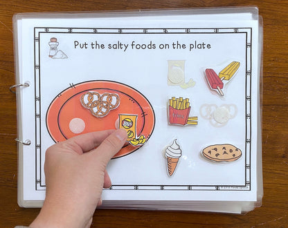 Functional Vocabulary Book: Sweet or Salty?  Print & Make Book