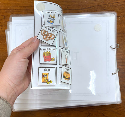 Functional Vocabulary Book: Sweet or Salty?  Print & Make Book