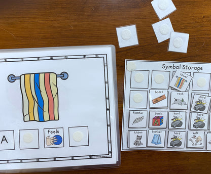 Functional Vocabulary Book: Hard of Soft?  Print & Make Book