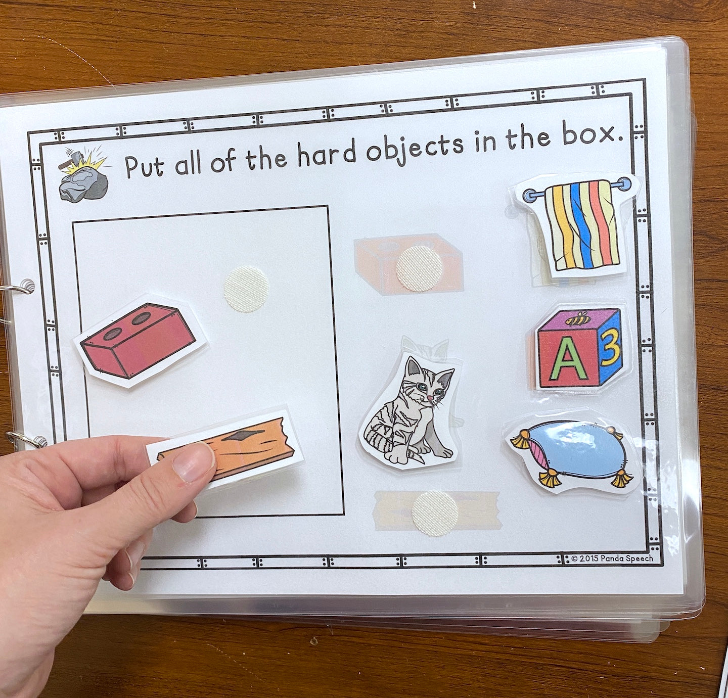 Functional Vocabulary Book: Hard of Soft?  Print & Make Book