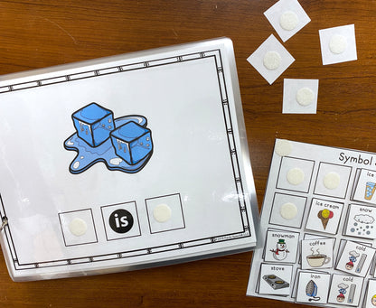 Functional Vocabulary Book: Hot of Cold?  Print & Make Book