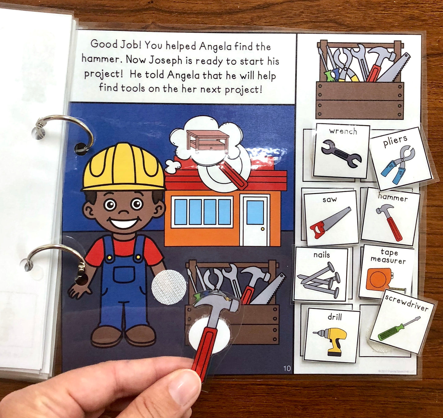 Time for Tools Lift a Flap Book (Print & Make Book)