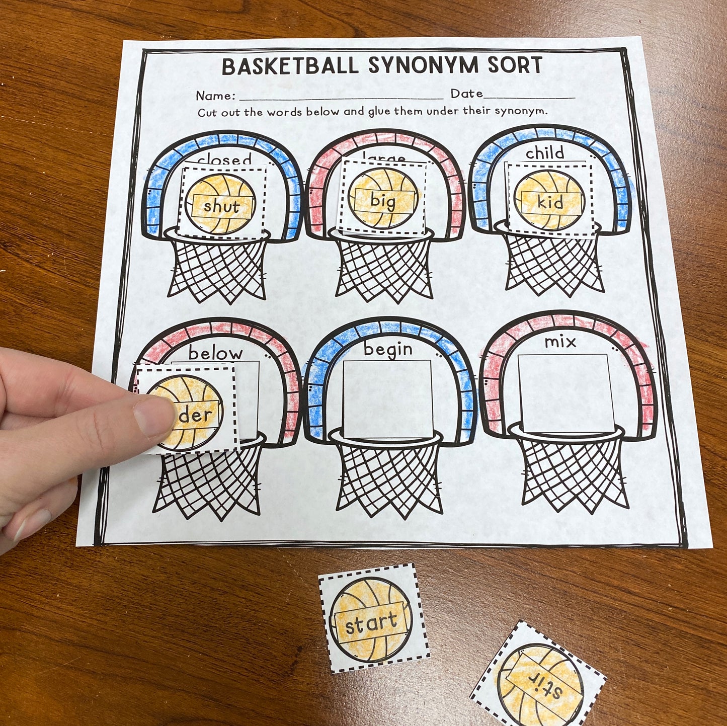 Basketball No Prep Language Pack (Quick pack!)