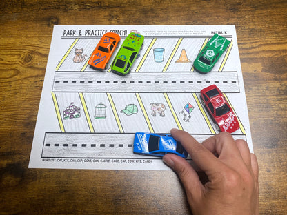 Park and Practice Speech Therapy Toy Companion for Toy Cars