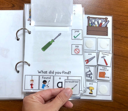 Time for Tools Lift a Flap Book (Print & Make Book)