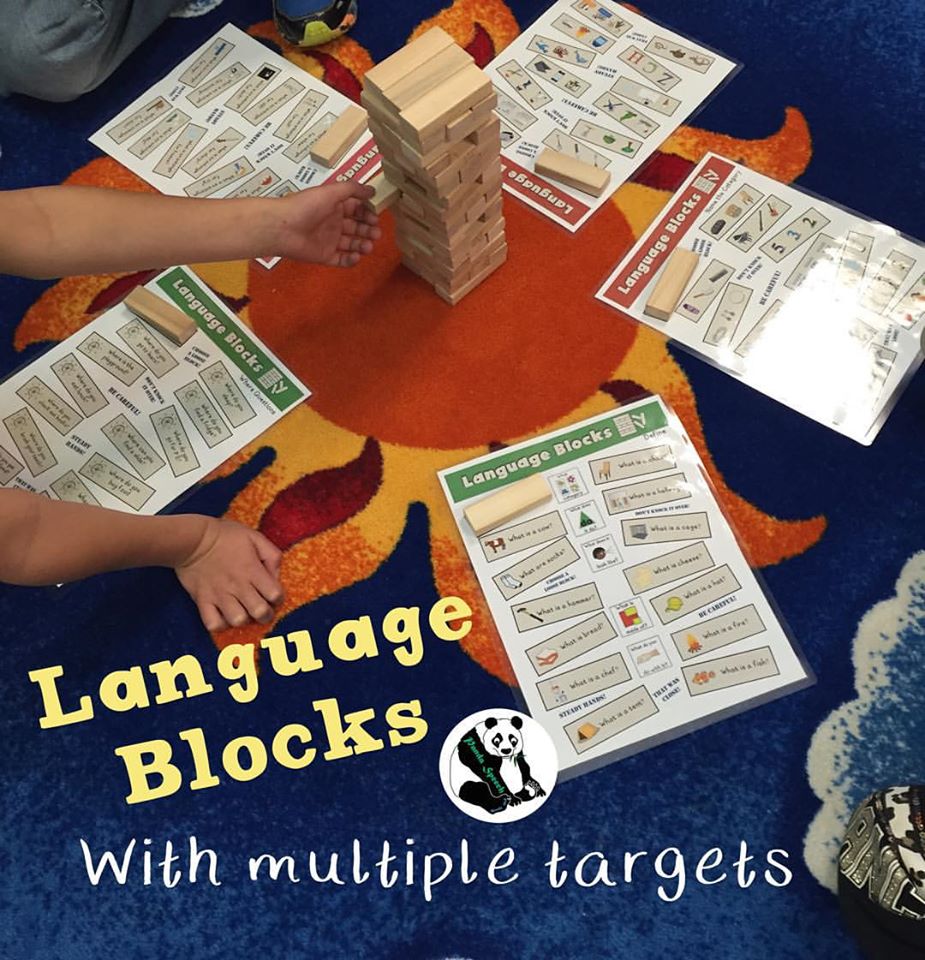 Language Blocks ~ Speech Therapy Game Companion – Panda Speech LLC