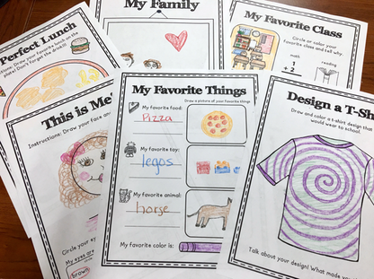 Getting to Know You in Speech Therapy ~ Print & Go