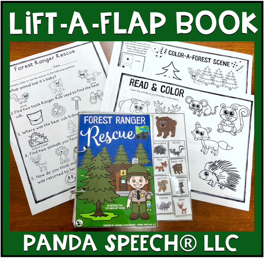 Forest Ranger Rescue Lift a Flap Book (Print & Make Book)